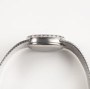 Patek Philippe Ellipse 3377 White Gold Silver Dial Diamond Bezel