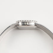 Patek Philippe Ellipse 3377 White Gold Silver Dial Diamond Bezel