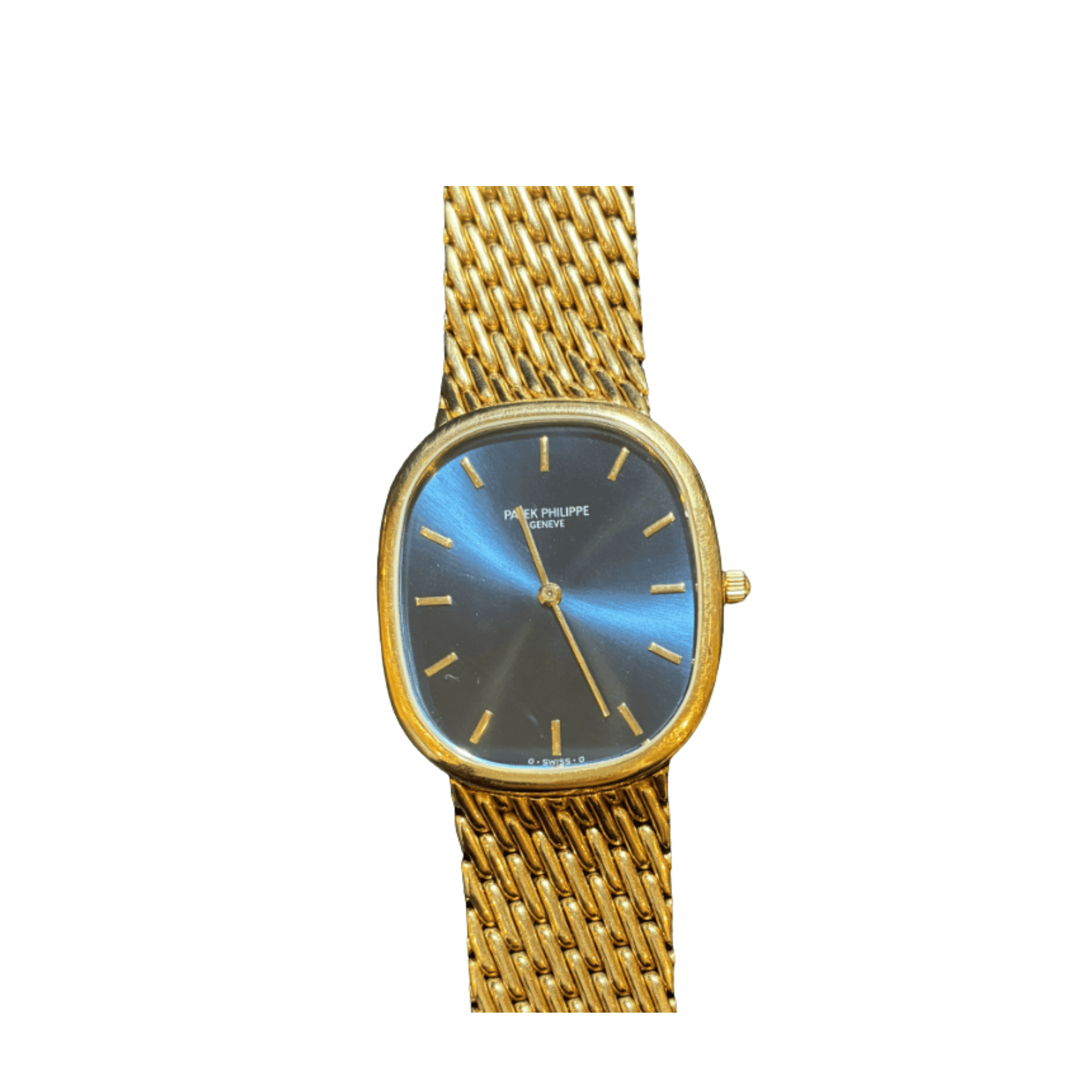 Patek Philippe Ellipse 3738/118 'Ladies' Yellow Gold Blue Dial