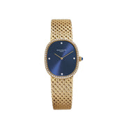 Patek Philippe Ellipse 3849/8 Yellow Gold Blue Diamond Dial Diamond Bezel