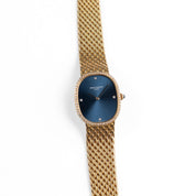 Patek Philippe Ellipse 3849/8 Yellow Gold Blue Diamond Dial Diamond Bezel