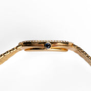 Patek Philippe Ellipse 3849/8 Yellow Gold Blue Diamond Dial Diamond Bezel