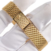 Patek Philippe Ellipse 3849/8 Yellow Gold Blue Diamond Dial Diamond Bezel
