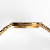 Patek Philippe Ellipse 3849/8 Yellow Gold Blue Diamond Dial Diamond Bezel