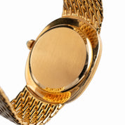 Patek Philippe Ellipse 3849/8 Yellow Gold Blue Diamond Dial Diamond Bezel