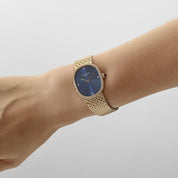 Patek Philippe Ellipse 3849/8 Yellow Gold Blue Diamond Dial Diamond Bezel