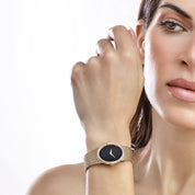 Patek Philippe Ellipse Vintage Yellow Gold Black Onyx Dial Diamond Bezel