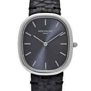 Patek Philippe Golden Ellipse 3738/100G-012 White Gold Dark Grey Dial (2008)
