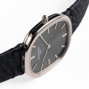 Patek Philippe Golden Ellipse 3738/100G-012 White Gold Dark Grey Dial (2008)