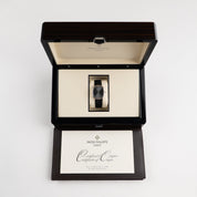Patek Philippe Golden Ellipse 3738/100G-012 White Gold Dark Grey Dial (2008)