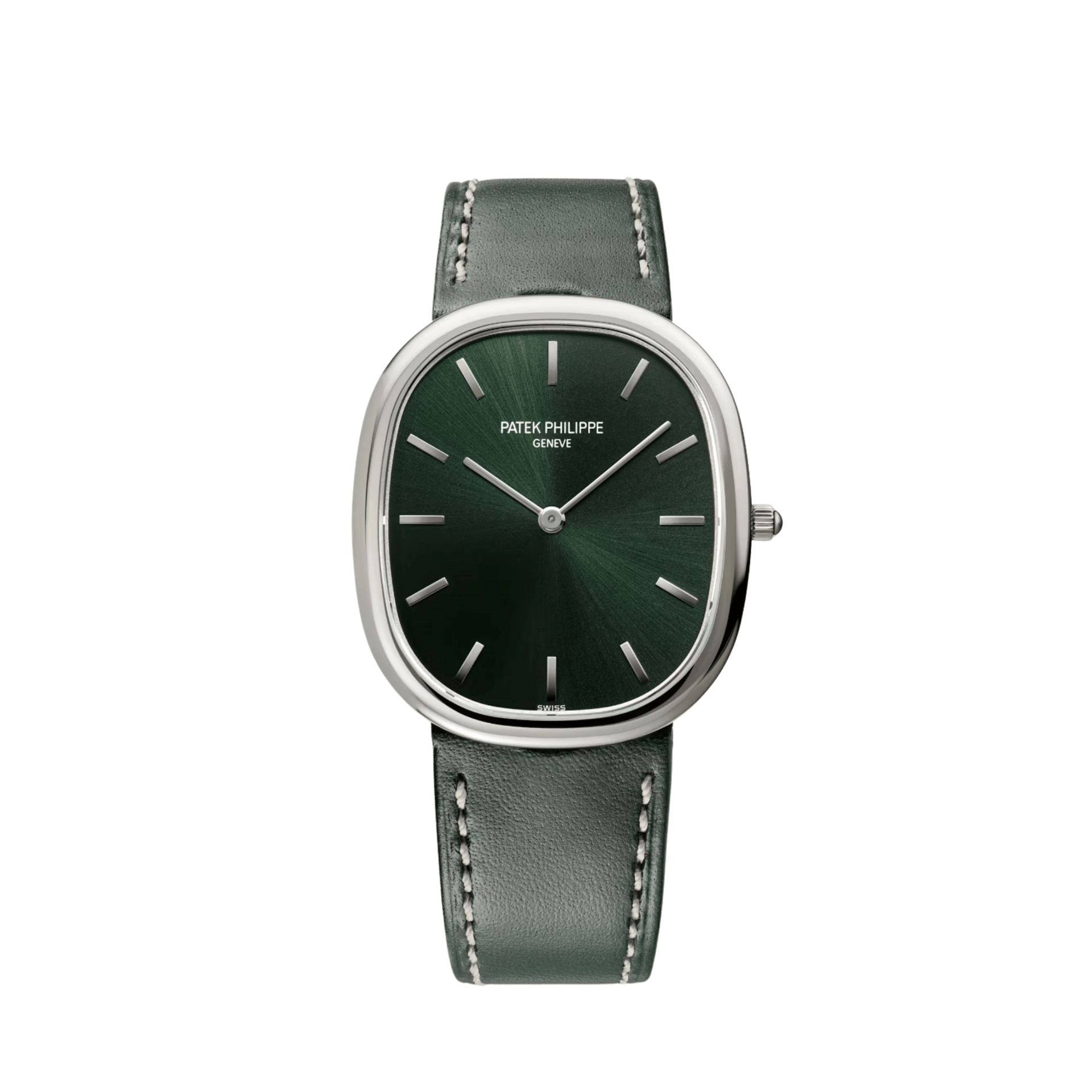 100G-014 White Gold Olive Green Dial (2026)