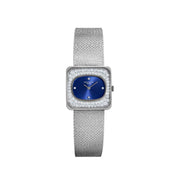 Patek Philippe Golden Ellipse 4126/1 White Gold Blue Diamond Dial Diamond Bezel