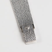 Patek Philippe Golden Ellipse 4126/1 White Gold Blue Diamond Dial Diamond Bezel
