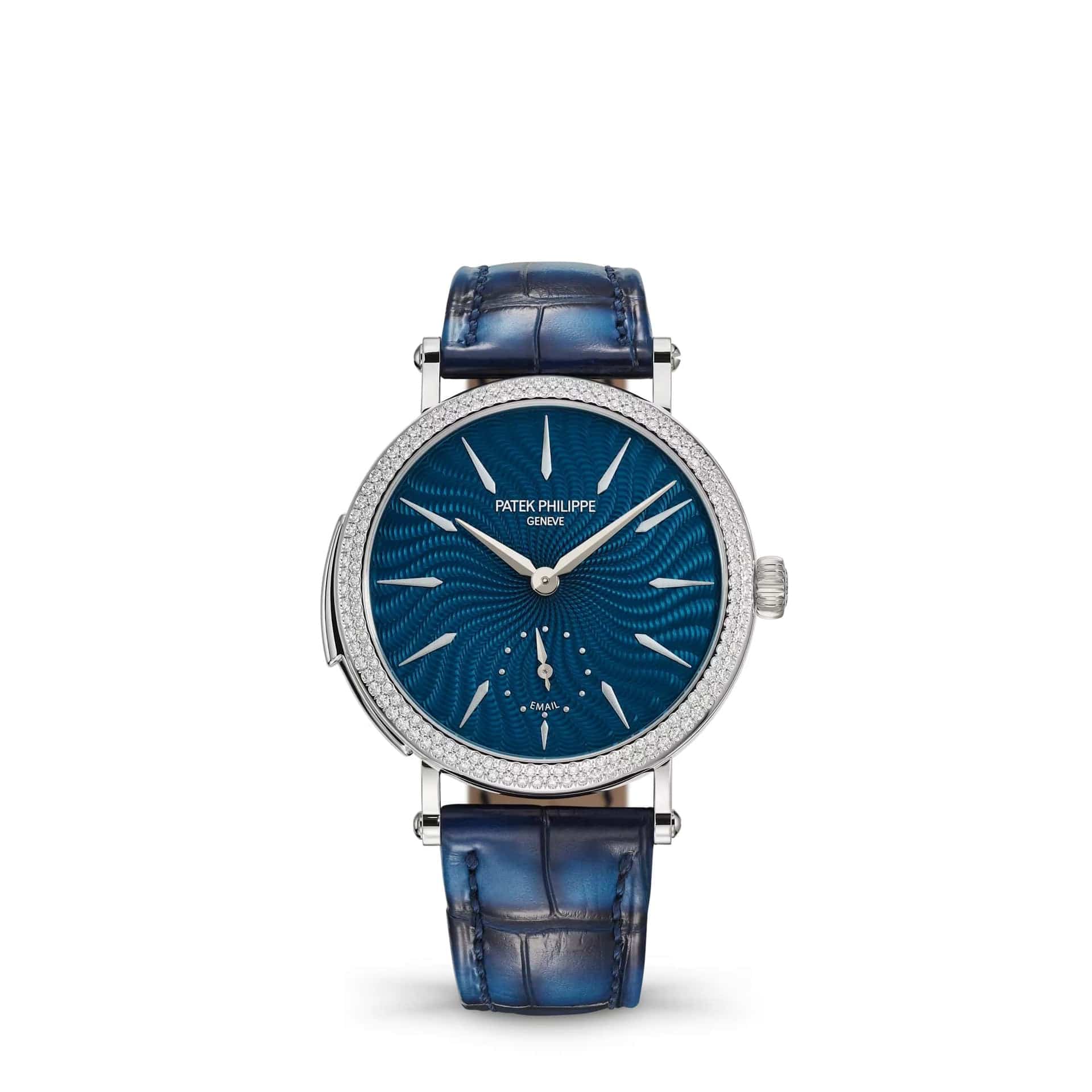 Patek Philippe Grand Complications 7040/250G-001 Minute Repeater Rare Handcrafts White Gold Blue Dial Diamond Bezel (2026)