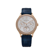Patek Philippe Grand Complications 7140R-001 'Ladies' Perpetual Calendar Rose Gold Silvery Sunburst Dial Diamond Bezel (2018)