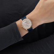 Patek Philippe Grand Complications 7140R-001 'Ladies' Perpetual Calendar Rose Gold Silvery Sunburst Dial Diamond Bezel (2018)