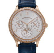 Patek Philippe Grand Complications 7140R-001 'Ladies' Perpetual Calendar Rose Gold Silvery Sunburst Dial Diamond Bezel (2018)