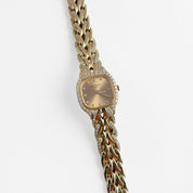 Patek Philippe La Flamme 4715/3 'Ladies' Yellow Gold Champagne Diamond Dial Diamond-Set Quartz