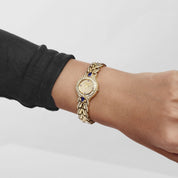 Patek Philippe La Flamme 4818/11 'Ladies' Yellow Gold Diamonds Blue Sapphires Quartz