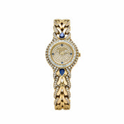 Patek Philippe La Flamme 4818/11 'Ladies' Yellow Gold Diamonds Blue Sapphires Quartz