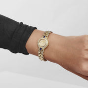 Patek Philippe La Flamme 4818/11 'Ladies' Yellow Gold Diamonds Blue Sapphires Quartz