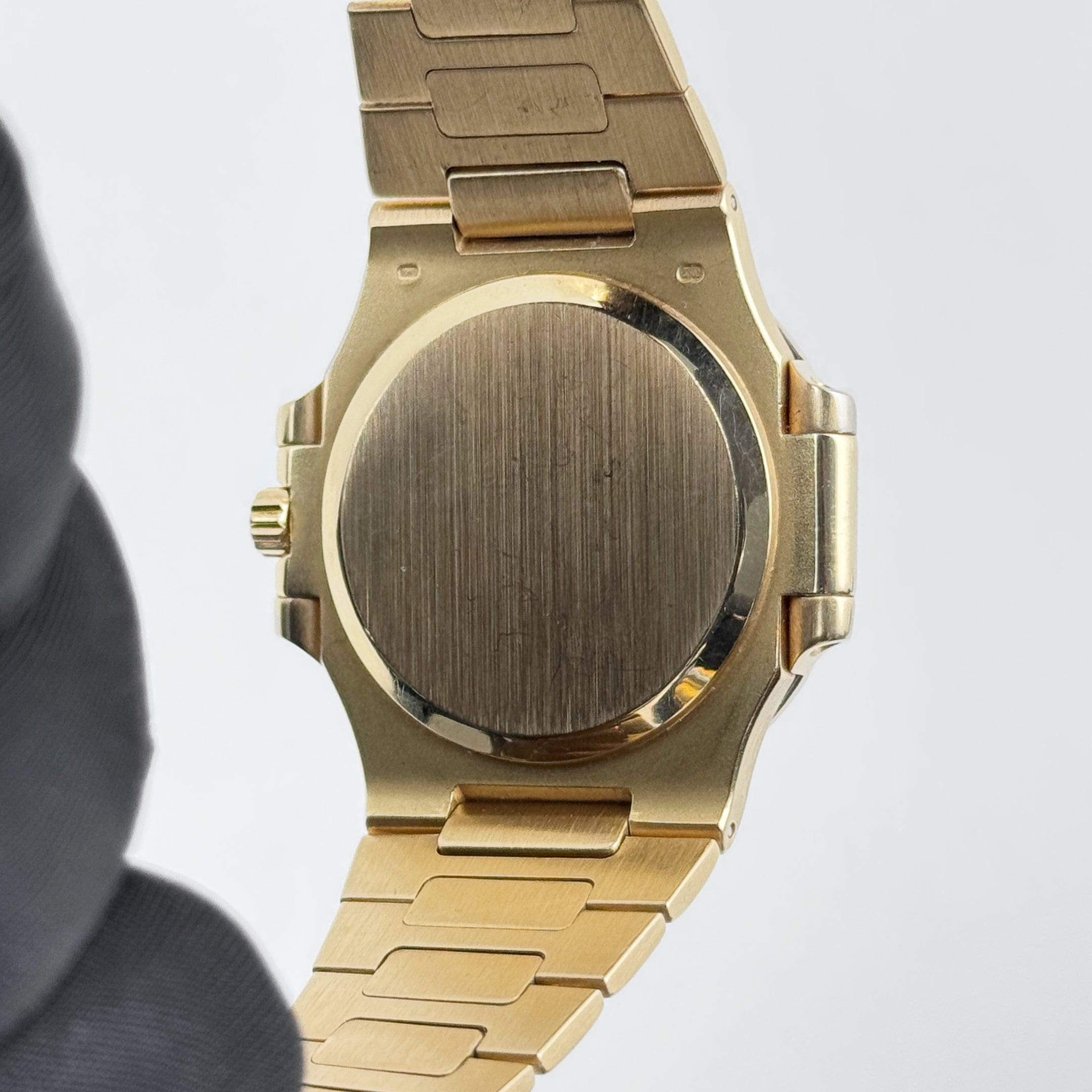 Patek Philippe Nautilus 3800/003 Yellow Gold Black Diamond Dial Diamond Bezel (1992)
