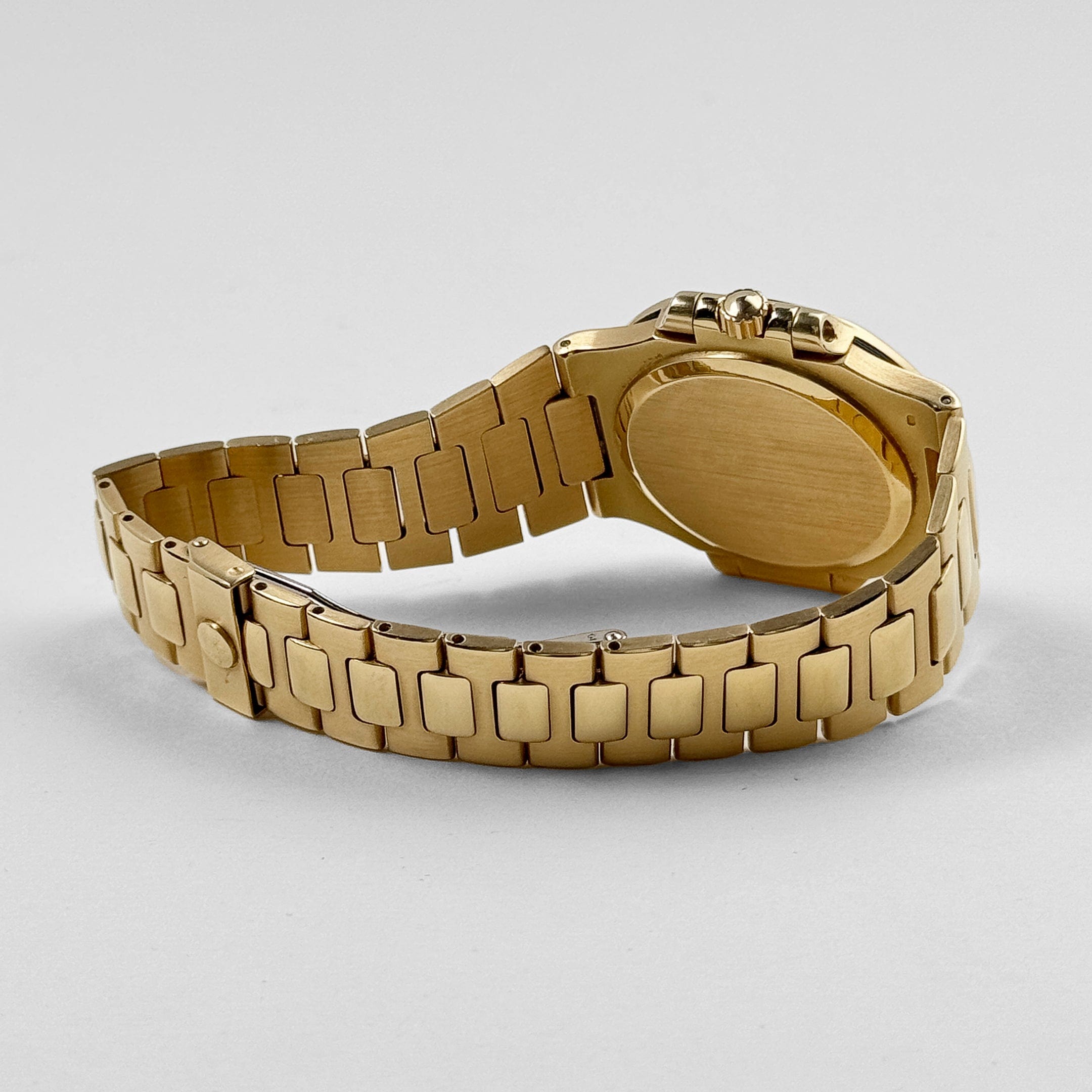 Patek Philippe Nautilus 3800/003 Yellow Gold Black Diamond Dial Diamond Bezel (1992)