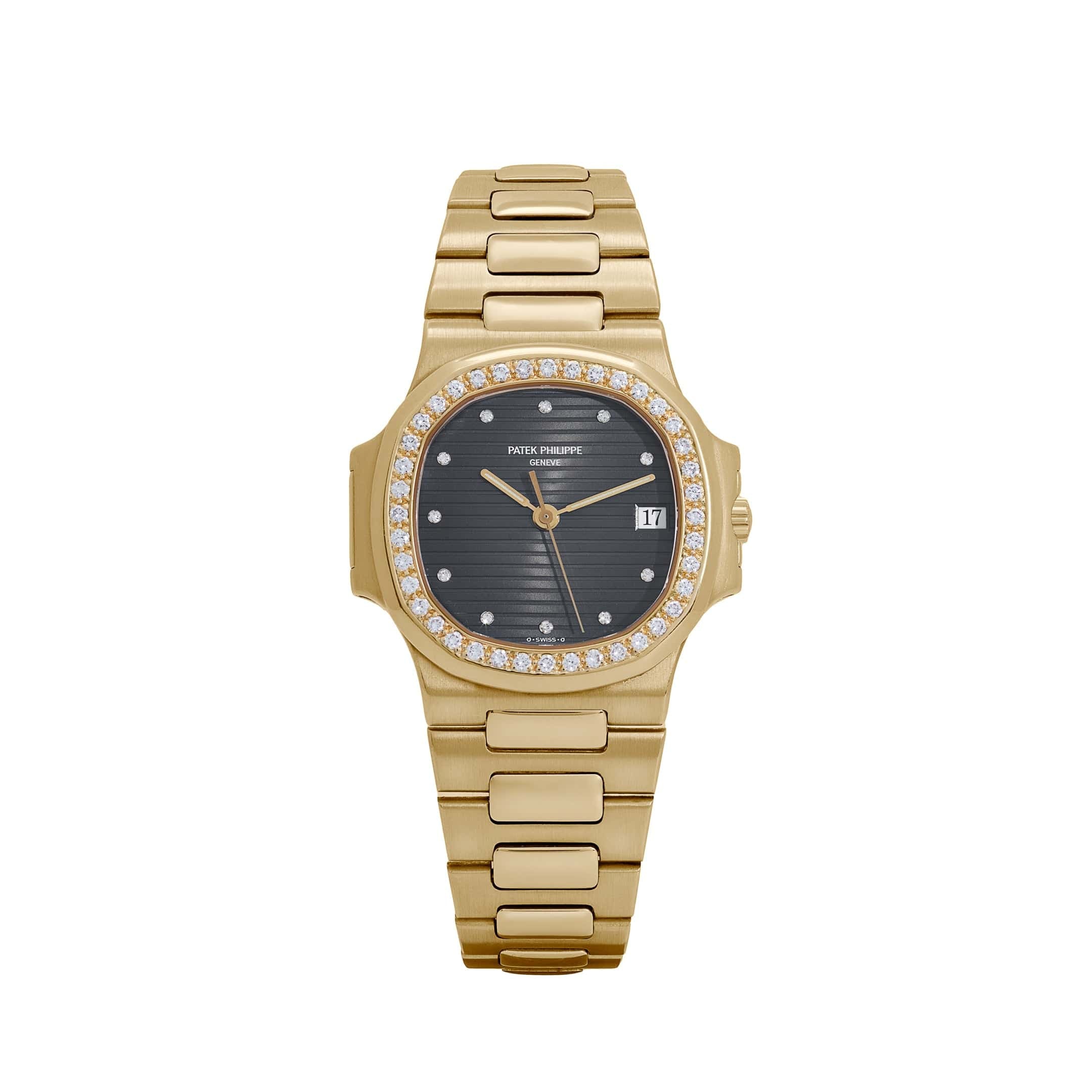 003 Yellow Gold Black Diamond Dial Diamond Bezel (1992)