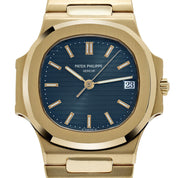 Patek Philippe Nautilus 3800/1 Yellow Gold Blue Dial