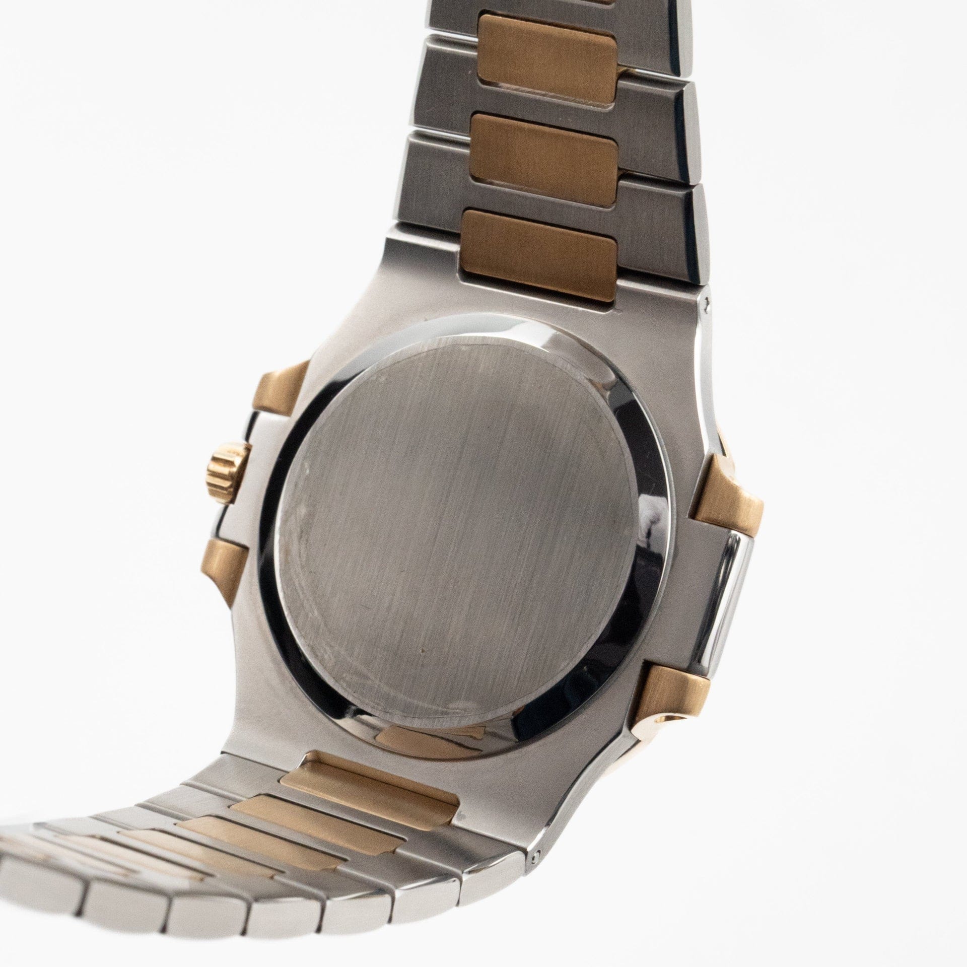 Patek Philippe Nautilus 3800/1AJ Stainless Steel Yellow Gold Champagne Dial