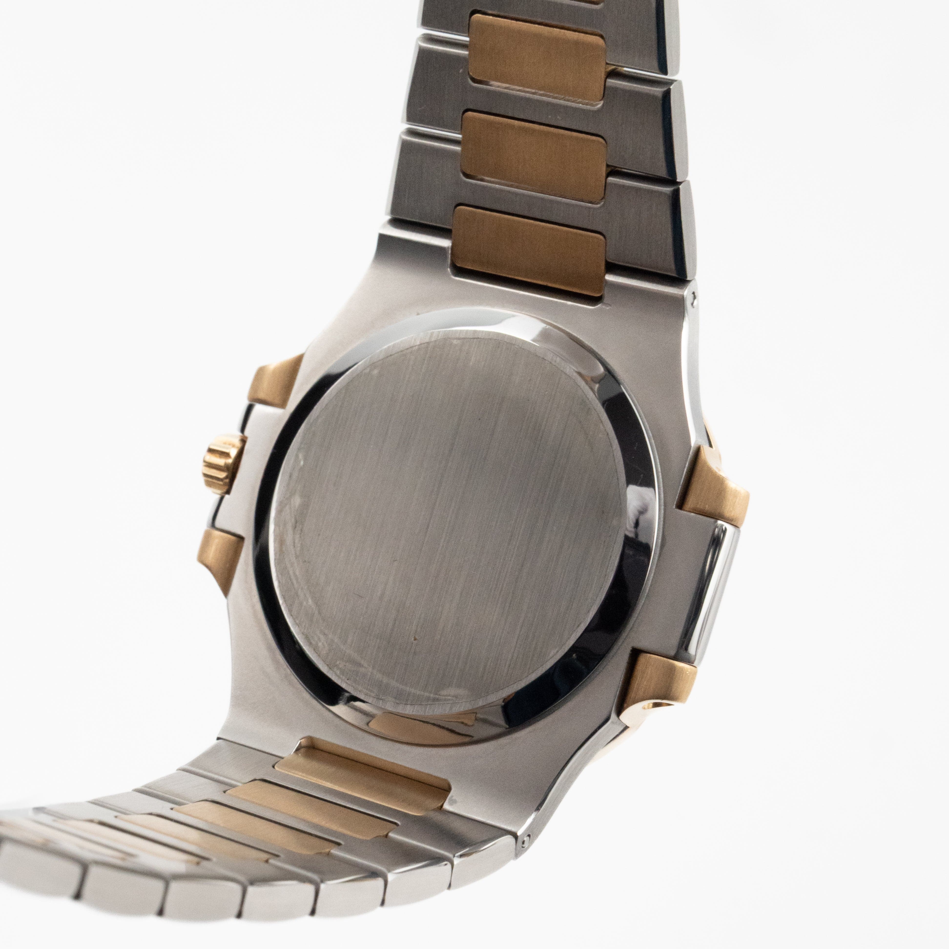 Patek Philippe Nautilus 3800/1AJ Stainless Steel Yellow Gold Champagne Dial