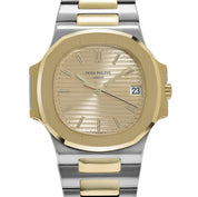 Patek Philippe Nautilus 3800/1AJ Stainless Steel Yellow Gold Champagne Dial (1994)