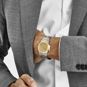 Patek Philippe Nautilus 3800/1AJ Stainless Steel Yellow Gold Champagne Dial