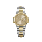 Patek Philippe Nautilus 3800/1AJ Stainless Steel Yellow Gold Champagne Dial