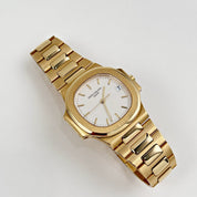 Patek Philippe Nautilus 3800/1J-001 Yellow Gold White Dial (2000)
