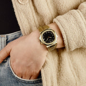 Patek Philippe Nautilus 3800/1J-017 Yellow Gold Black Dial (2003)