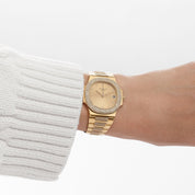 Patek Philippe Nautilus 3800/5 Yellow Gold Glided Gold Diamond Dial