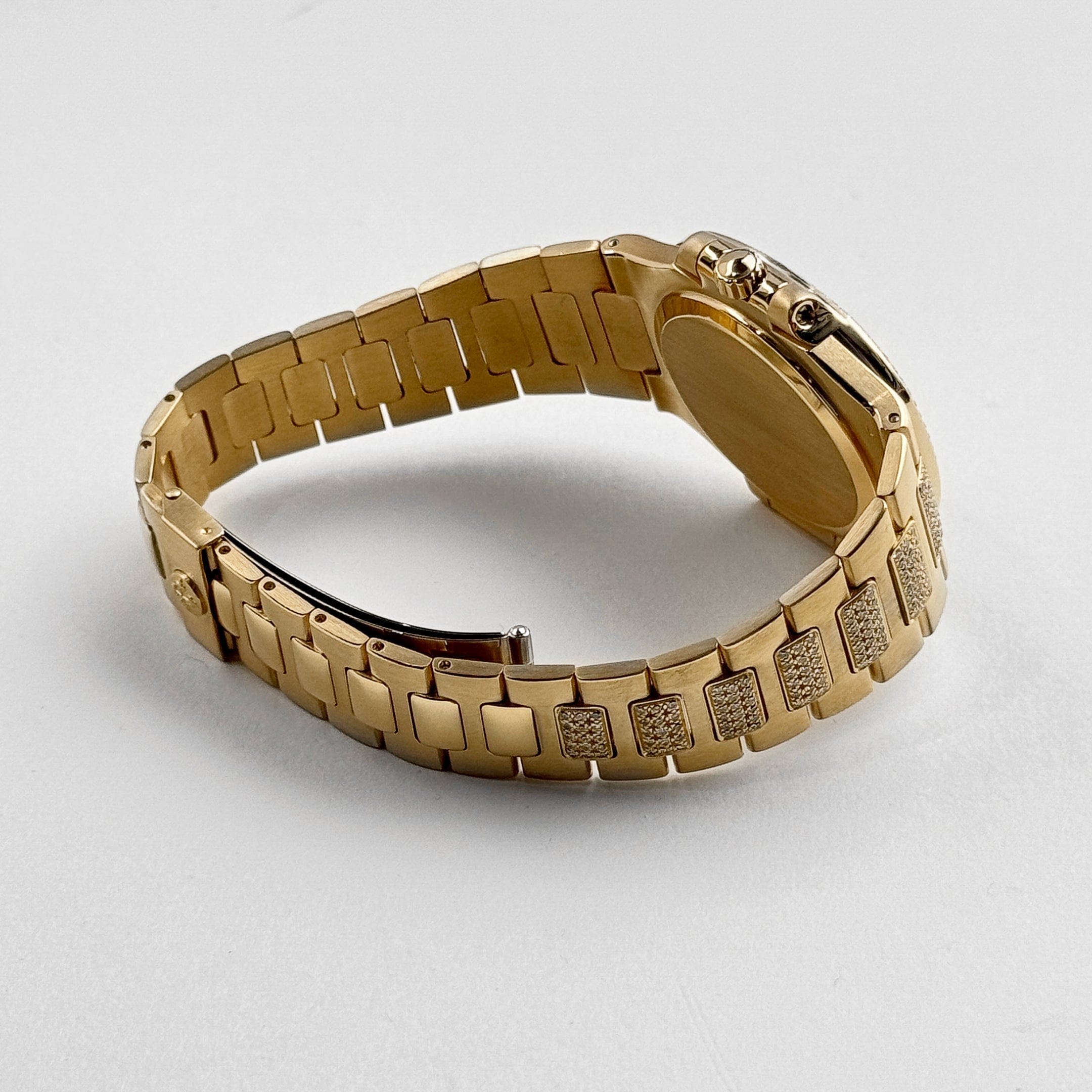 Patek Philippe Nautilus 3800/5 Yellow Gold Glided Gold Diamond Dial