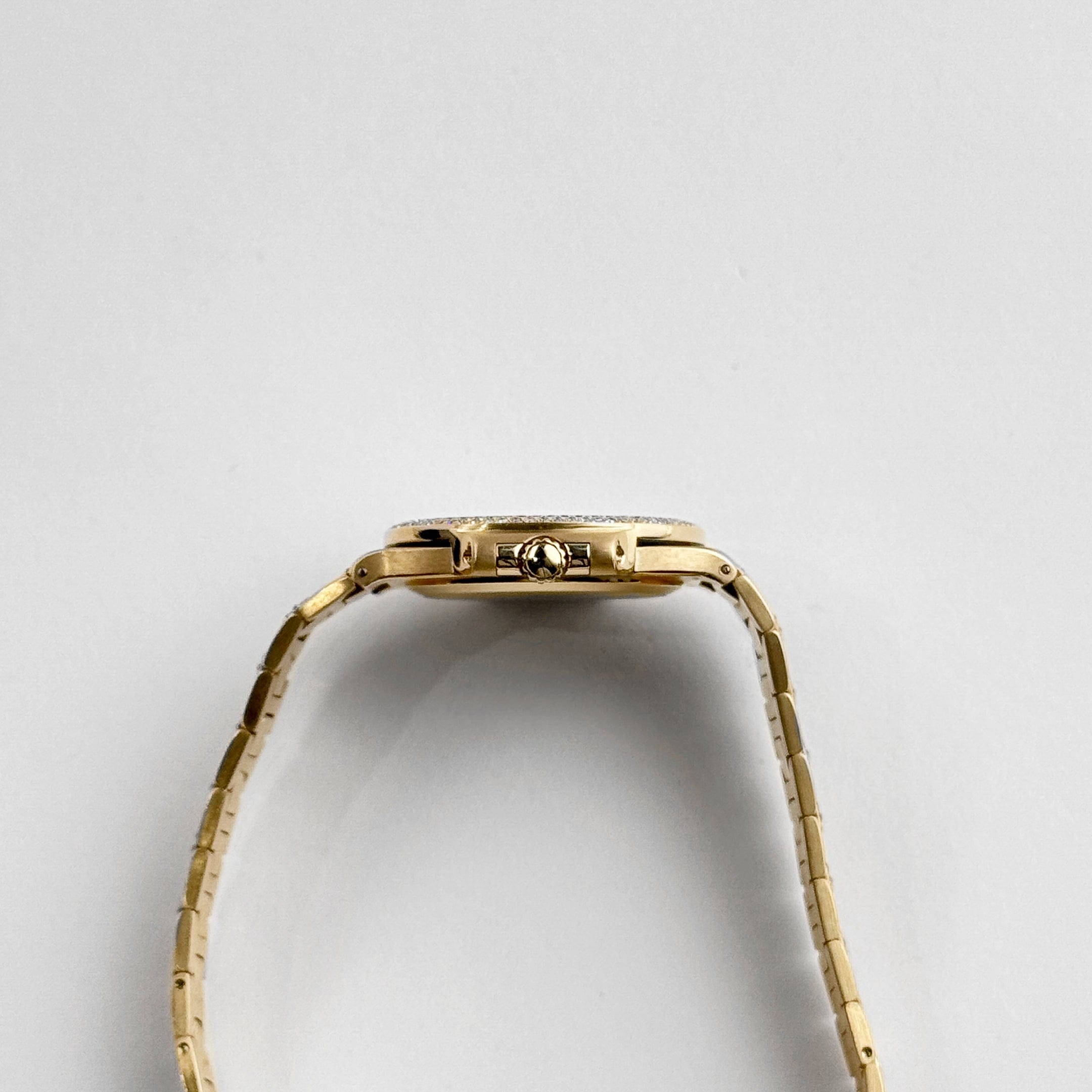 Patek Philippe Nautilus 3800/5 Yellow Gold Glided Gold Diamond Dial