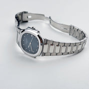 Patek Philippe Nautilus 3900/1A 'Ladies' Quartz Stainless Steel Blue Dial
