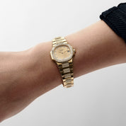 Patek Philippe Nautilus 4700/005 'Ladies' Yellow Gold Champagne Diamond Dial Diamond Bezel (1984)