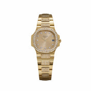 Patek Philippe Nautilus 4700/005 'Ladies' Yellow Gold Champagne Diamond Dial Diamond Bezel (1984)