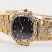Patek Philippe Nautilus 4700/5 Yellow Gold Blue Diamond Dial