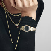 Patek Philippe Nautilus 4700/5 Yellow Gold Blue Diamond Dial