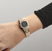 Patek Philippe Nautilus 4700/5 Yellow Gold Blue Diamond Dial