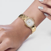 Patek Philippe Nautilus 4700/53 'Ladies' Yellow Gold White Diamond Dial Diamond Bezel (1990)