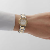 Patek Philippe Nautilus 4700/61 'Ladies' Stainless Steel Yellow Gold White Dial Quartz