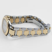 Patek Philippe Nautilus 4700/61 'Ladies' Stainless Steel Yellow Gold White Dial Quartz
