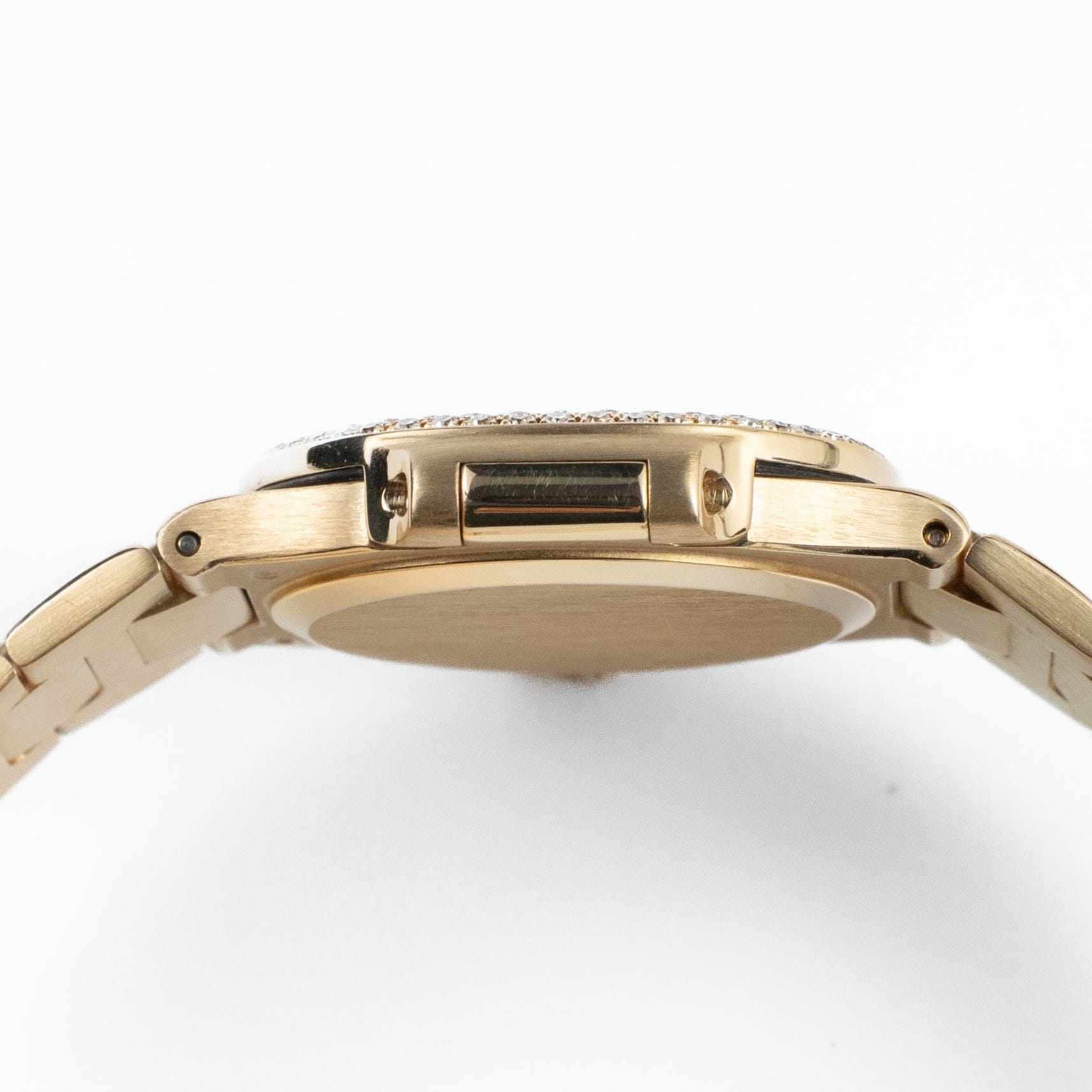 Patek Philippe Nautilus 4700 Yellow Gold Champagne Diamond Dial Diamond Bezel