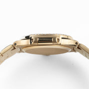 Patek Philippe Nautilus 4700 Yellow Gold Champagne Diamond Dial Diamond Bezel